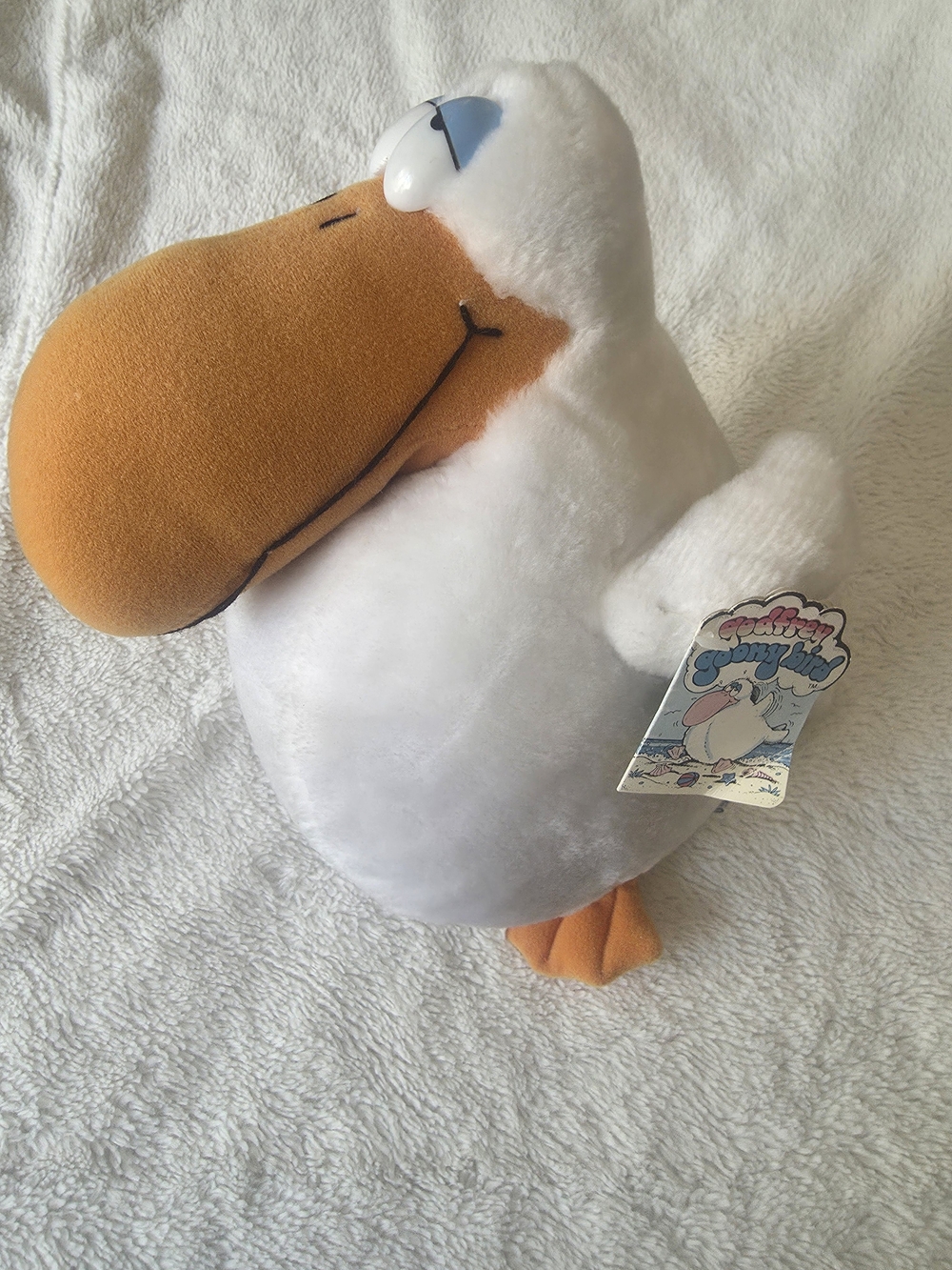 Godfrey Goony Bird Wallace Berrie Plush Bird Pelican vintage 1982 Your Nest